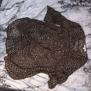 Cheetah print shirt